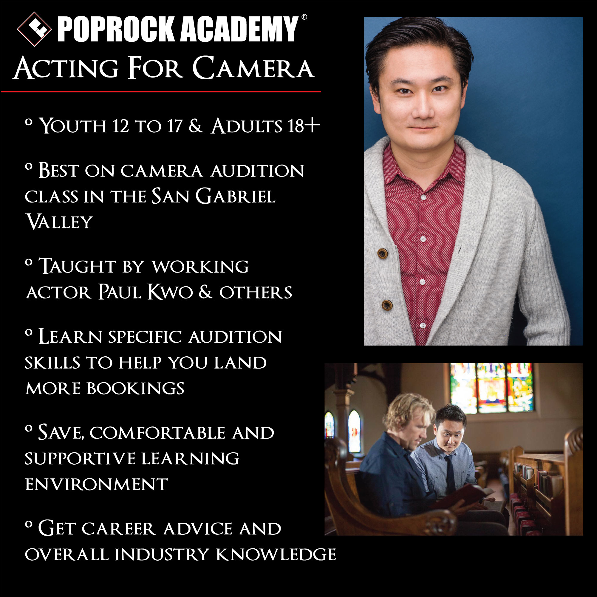 Best Acting on Camera program in the San Gabriel Valley